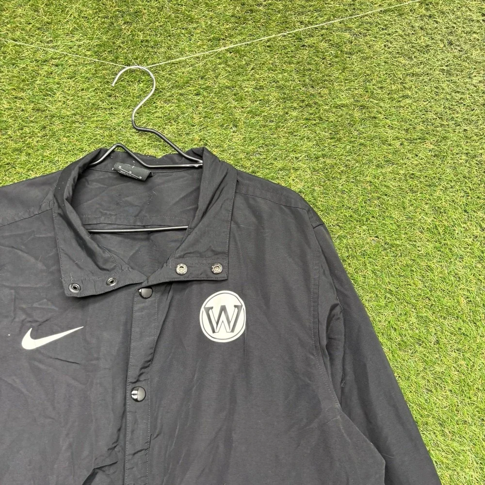 Golden State Warriors Nike Jacket Mens Medium City Edition Lightweight DNA Snap